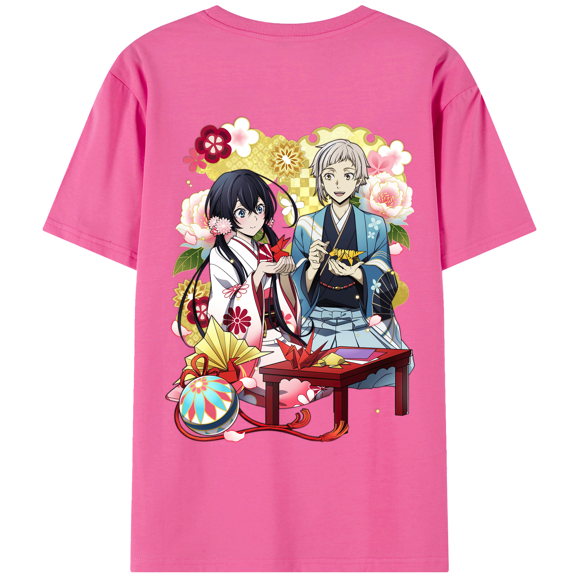 （画像用） 文豪ストレイドッグス Bungo Stray Dogs レディース半袖Tシャツ(バックプリント)